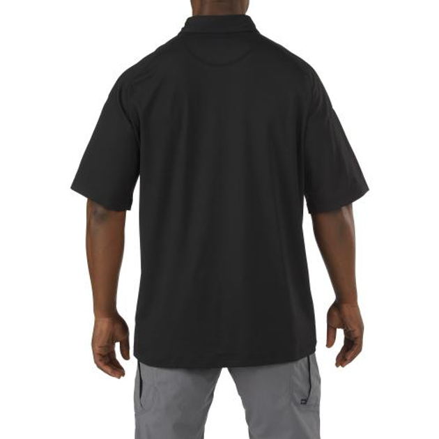 Футболка поло 5.11 Rapid Perfomance Polo - Short Sleeve 5.11 Tactical Black XL (Чорний) - зображення 2