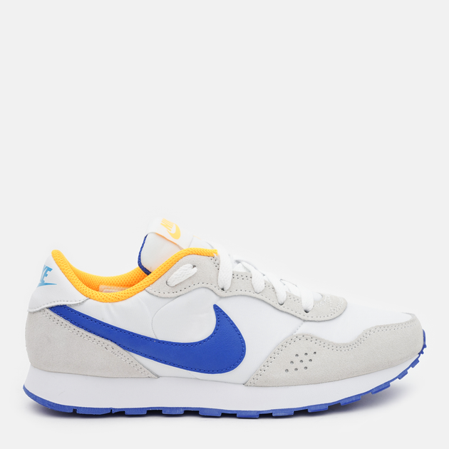 Акція на Підліткові шкіряні кросівки для хлопчика Nike Md Valiant (Gs) CN8558-110 35.5 Summit White/Racer Blue-Racer Blue-White від Rozetka