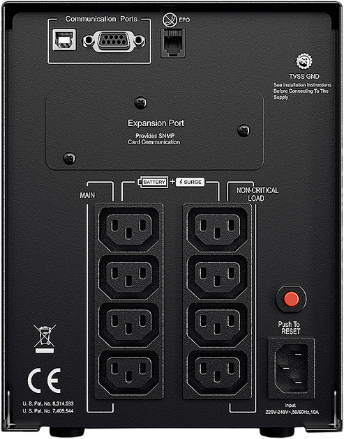 ДБЖ CyberPower Line-Interactive SNMP 1500 VA (PR1500ELCD) - зображення 4
