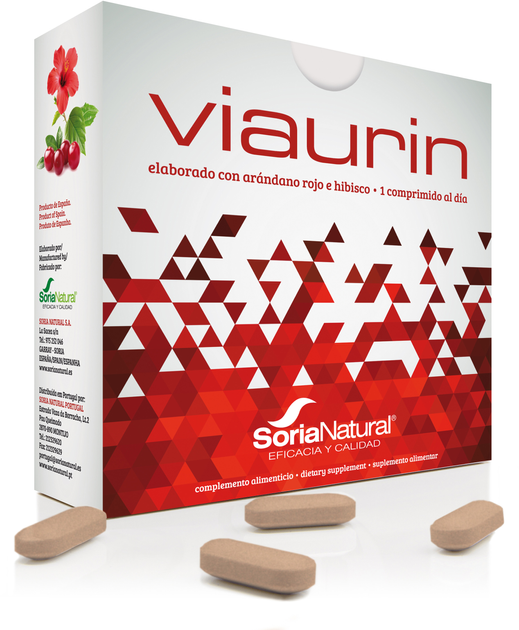 Харчова добавка Soria Viaurin 750 мг 28 таблеток (8422947061074) - зображення 1