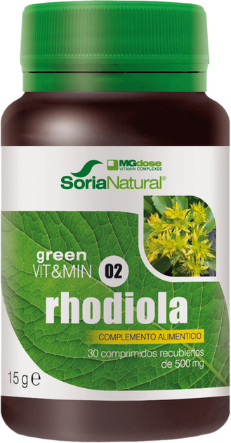 Харчова добавка Mgdose Rhodiola 500 мг 30 таблеток (8437009596029) - зображення 1