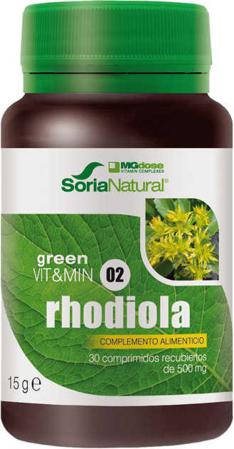 Suplement diety Mgdose Rhodiola 500 Mg 30 tabletek (8437009596029) - obraz 1