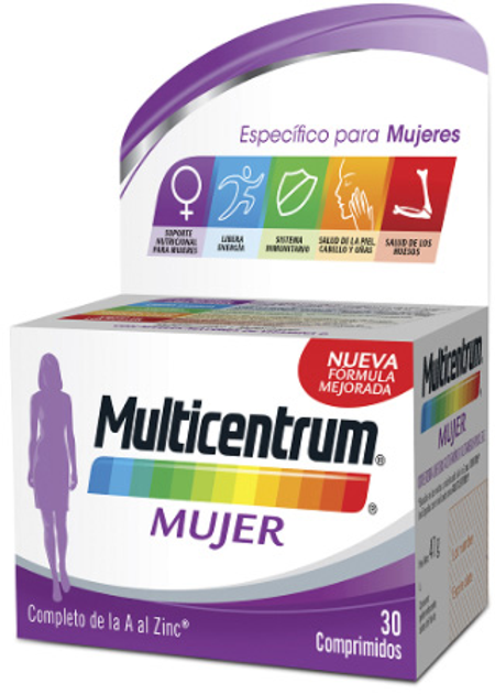 Мультивітаміни для жінок Multicentrum Woman 30 таблеток (8470001660015) - зображення 1