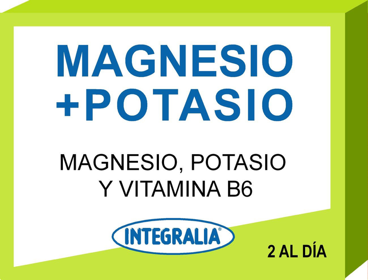 Witaminy Integralia Magnez Potas Witamina B6 60 kapsułek (8436000545043) - obraz 1