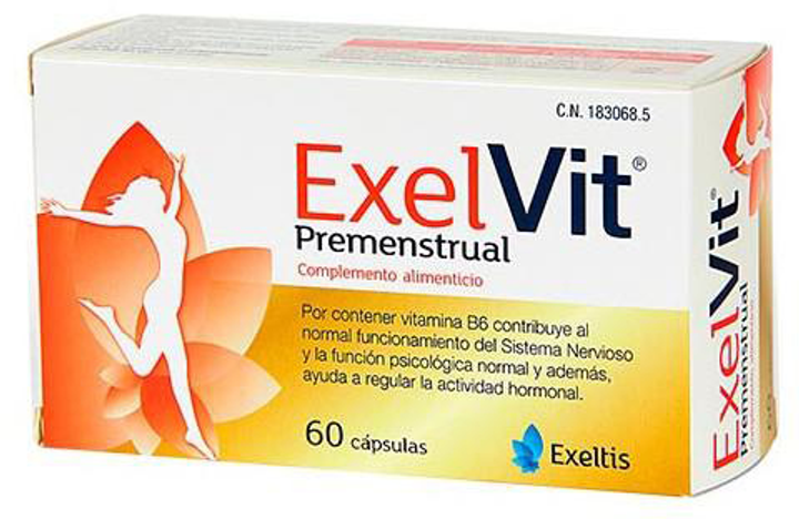 Suplement diety Exelvit Premenstrual 60 kapsułek (8470001830685) - obraz 1