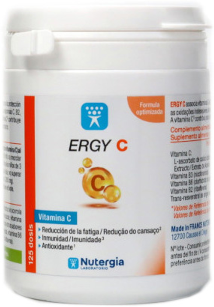 Вітаміни Nutergia Ergy C Vitamina C 125 г (8436031732191) - зображення 1