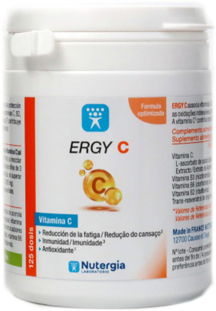 Witaminy Nutergia Ergy C Witamina C 125 g (8436031732191) - obraz 1