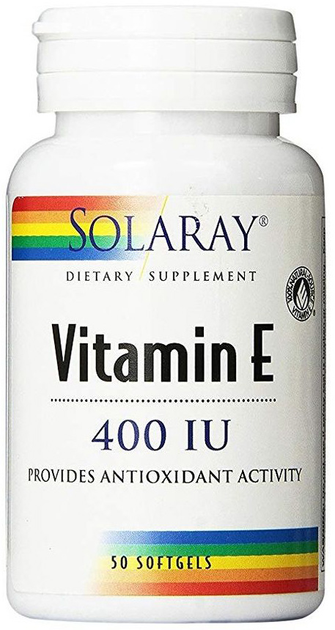 Вітаміни Solaray Vitamina e 50 перлин (76280633368) - зображення 1