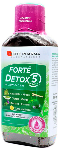 Харчова добавка Forte Pharma Detox 5 Organs 500 мл (8470002040472) - зображення 1