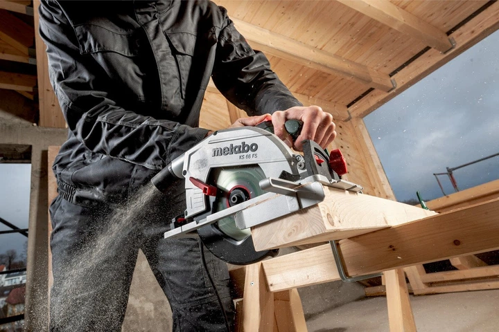Пила дисковая Metabo KS 66 FS, 1500Вт, 190мм, глубина реза 47/66мм, рез 50м/сек, 4.9кг (601066000) - изображение 3