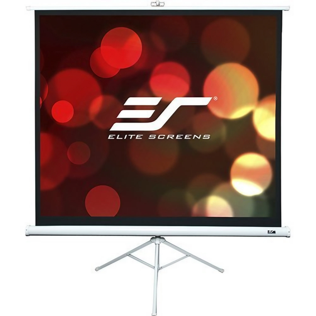 Проекційний екран 120" Elite Screens T120NWV1 на тринозі 243.8х182.9см - Фото 1 Проекційний екран 120" Elite Screens T120NWV1 на тринозі 243.8х182.9см - зображення 1