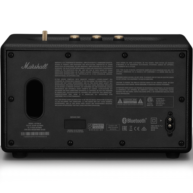 Стационарная акустическая система, беспроводная колонка Marshall Louder Speaker Acton III Bluetooth, Black - изображение 4