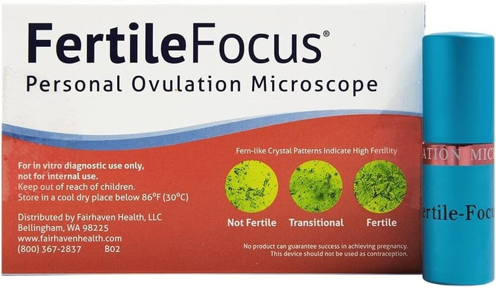 Персональний мікроскоп для визначення овуляції, Fairhaven Health, Fertile-Focus, 1 Personal Ovulation Microscope - зображення 1