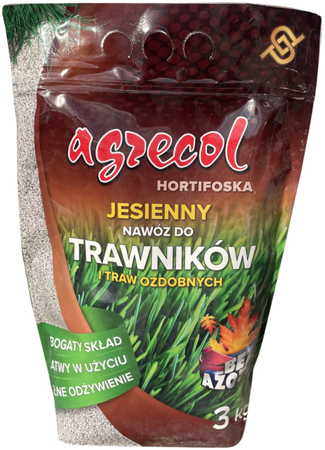 Удобрение Agrecol Hortifoska осеннее для газонов 3 кг (5902341006299 ...