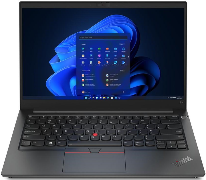 Ноутбук Lenovo ThinkPad E14 (21EB007QPB) Black - зображення 1