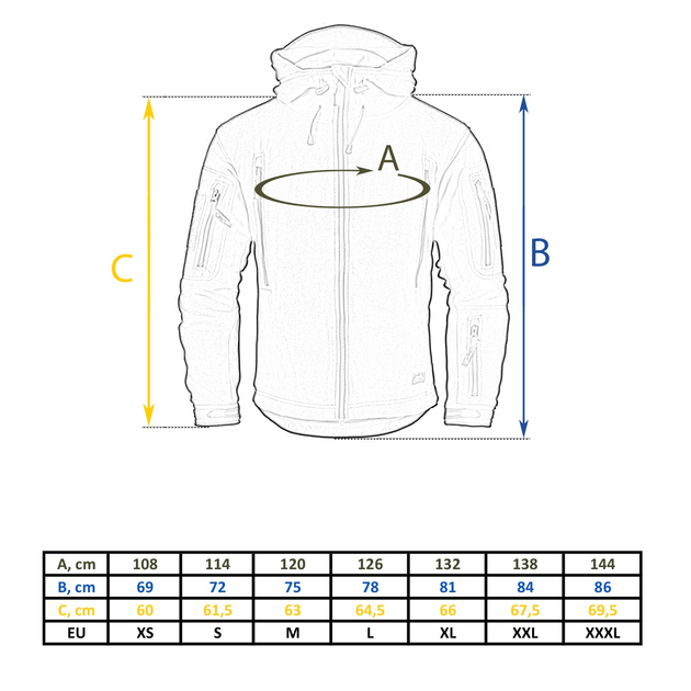 Кофта флісова Helikon-Tex Patriot Jacket Coyote XXL - зображення 2