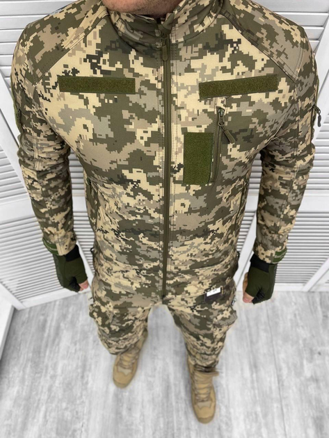 Тактична куртка демісезон ЗСУ Single Sword Піксель 2XL - зображення 1