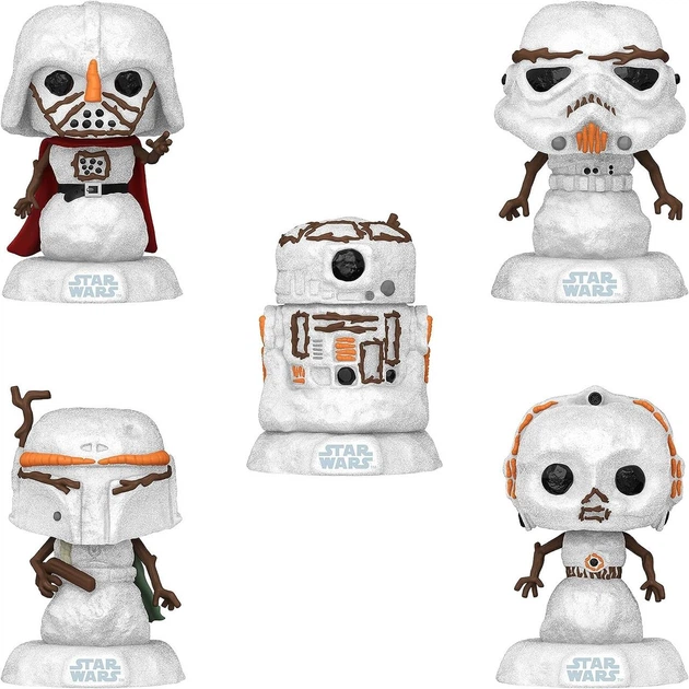 STAR WARS/funko5体セット Набор фигурок Funko Pop Фвнко Поп Star Wars Holiday: Snowman 5