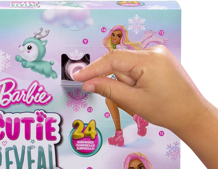 Kalendarz adwentowy Barbie Cutie Reveal (194735097586) - obraz 3
