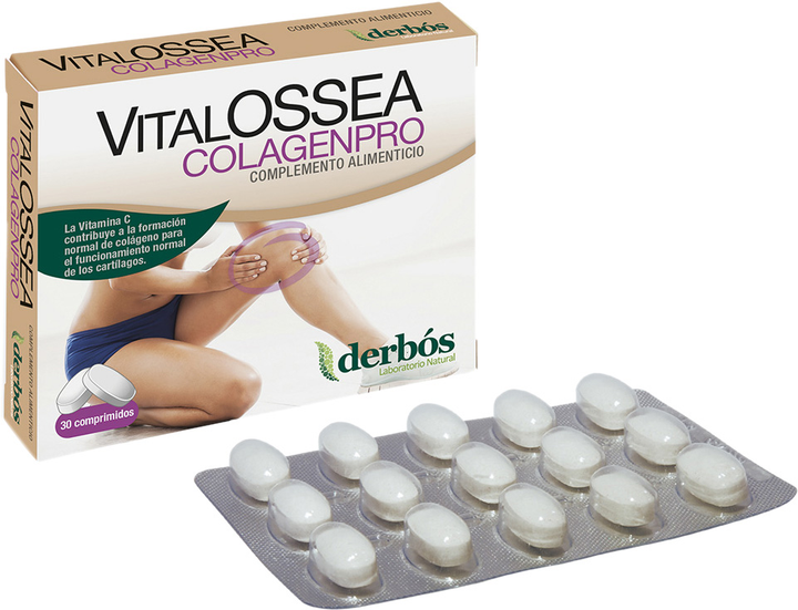Харчова добавка Derbos Vitalossea Colagen Pro 30 таблеток (8436012151874) - зображення 1