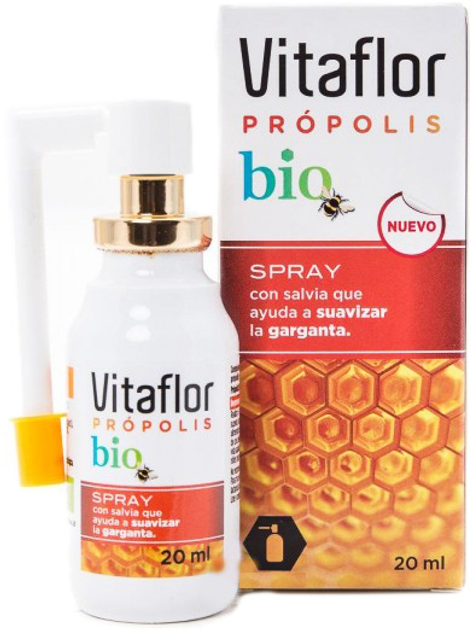Suplement diety Vitaflor Propolis Bio Spray 20ml (3175681098060) - obraz 1