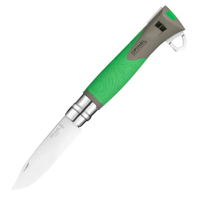 Нож Opinel 12 Explore Tick Remover Green (00-00011478) - изображение 1