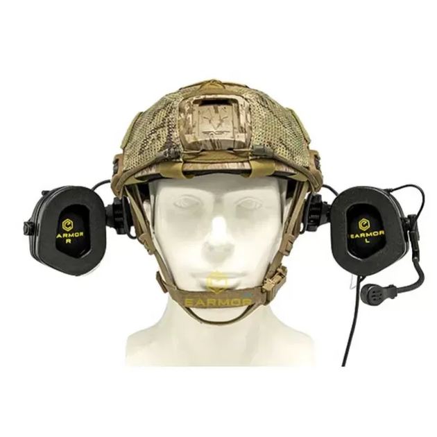 Активные наушники с микрофоном Earmor M32X Mark3 Койот (Kali) - изображение 7