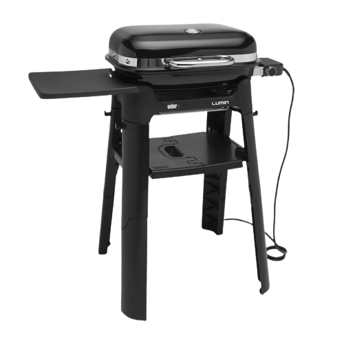 Гриль електричний Weber Lumin Compact з підставкою чорний (91010879) - зображення 2