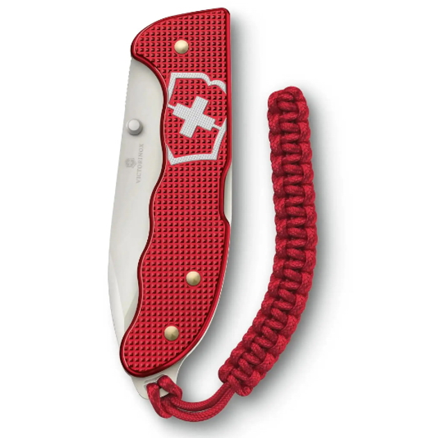 Нож Victorinox Evoke Alox 136 мм 5 функций темляк Рифленный красный (0.9415.D20) - изображение 2