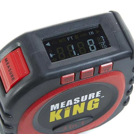 Рулетка лазерная электронная Measure King 3 в 1 - Фото 2 Рулетка лазерная электронная Measure King 3 в 1 - изображение 2