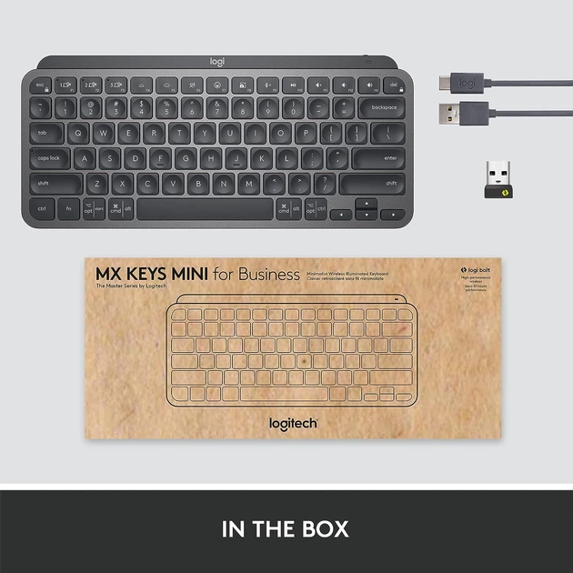 Клавіатура Logitech MX Keys Mini Wireless Illuminated Keyboard for
