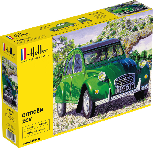 Model samochóda Heller Citroen 2 CV Deux Chevaux (3279510807653) - obraz 1