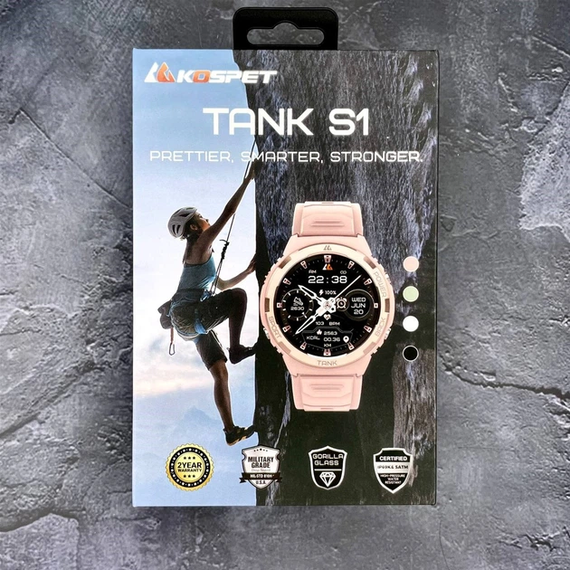 Смарт-годинник Kospet Tank S1 Black (1077-0244) - Фото 18 Смарт-годинник Kospet Tank S1 Black (1077-0244) - зображення 18