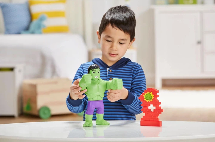 Ігрова фігурка Hasbro Spidey and His Amazing Friends Power Smash Hulk (5010994104825) - зображення 3