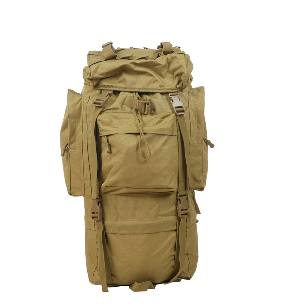 Тактический Рюкзак на 80л Койот Для ВСУ Военный Рюкзак с Каркасом 80 литров - изображение 1
