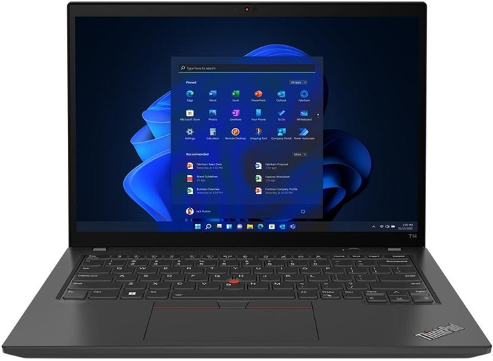 Ноутбук Lenovo ThinkPad T14 Gen 3 (21AJS1J000) Black - зображення 1