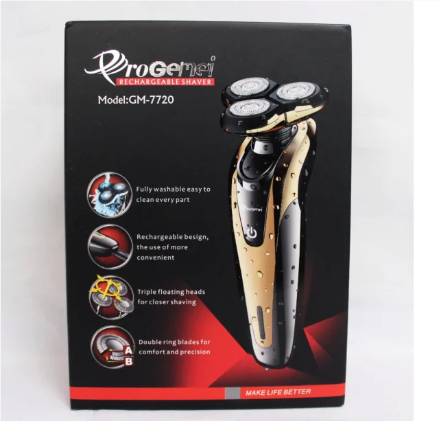 Аккумуляторная электробритва ProGemei GM-7720 - изображение 2