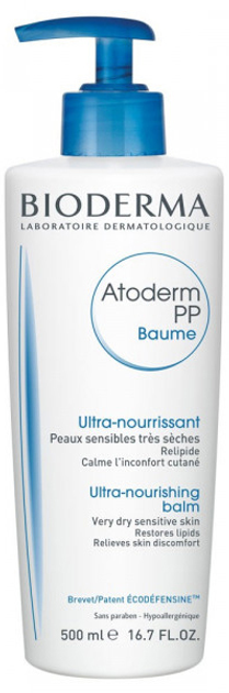 Лосьйон для тіла для сухої та чутливої шкіри Bioderma Atoderm PP Baume Ultra-Nourishing 500 мл (3401340652619) - зображення 1