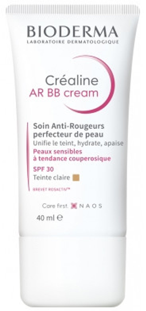 Крем для чутливої шкіри Bioderma Créaline AR Anti-Rougeurs BB Cream 40 мл (3401351277979) - зображення 1