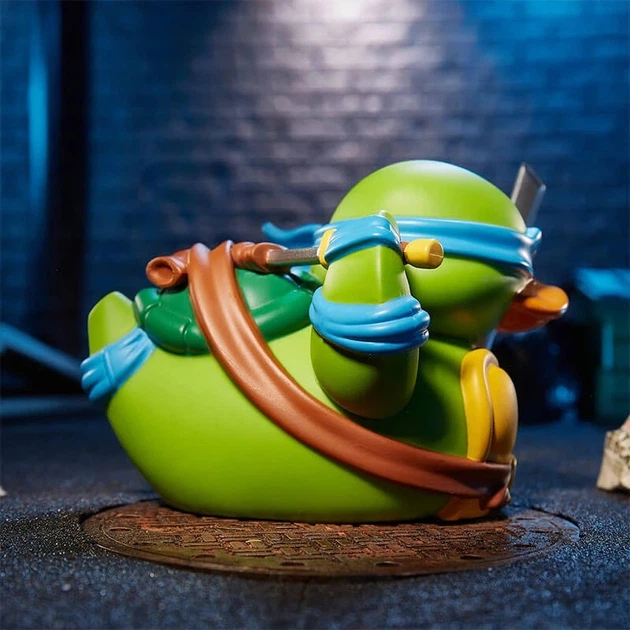 Фігурка Numskull Official Teenage Mutant Ninja Turtles Leonardo TUBBZ Черепашки Ніндзя: Леонардо: Косплей качка - зображення 5