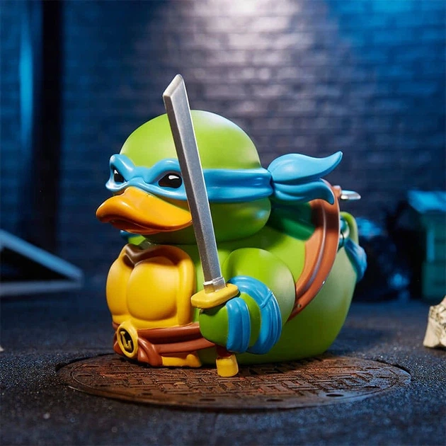 Фігурка Numskull Official Teenage Mutant Ninja Turtles Leonardo TUBBZ Черепашки Ніндзя: Леонардо: Косплей качка - зображення 3