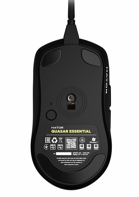 Миша HATOR Quasar Essential (HTM-400) Black - изображение 2