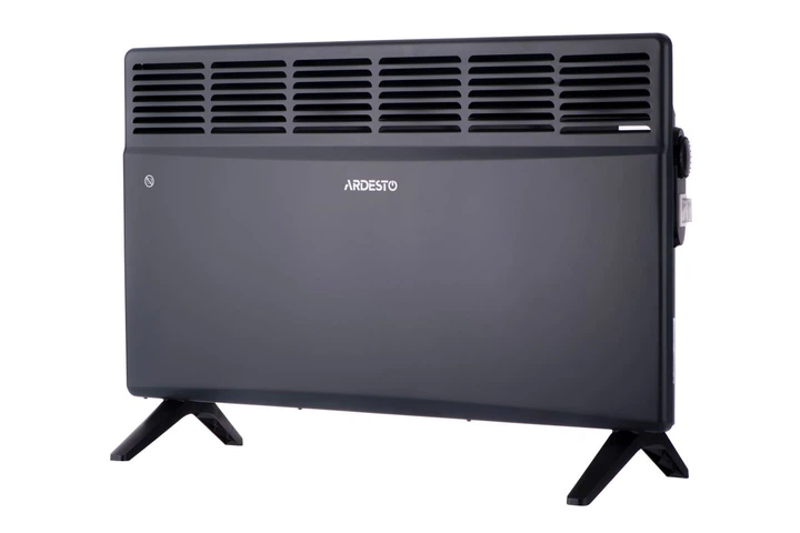 Конвектор електричний ARDESTO CH-2000MCA, 2000 Вт, 20 м2, закритий нагрів. елемент, IP24, мех. керування, антрацит матовий - изображение 2