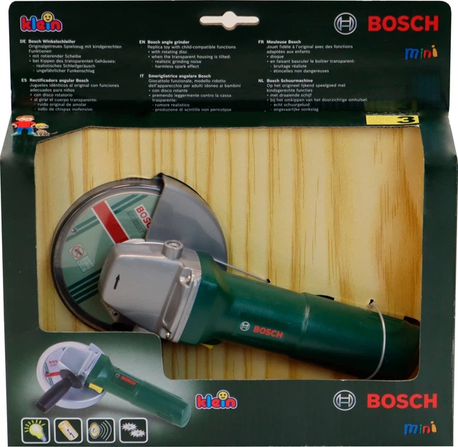 Іграшковий набір Klein Bosch mini Кутова шліфувальна машина (4009847084262) - зображення 4