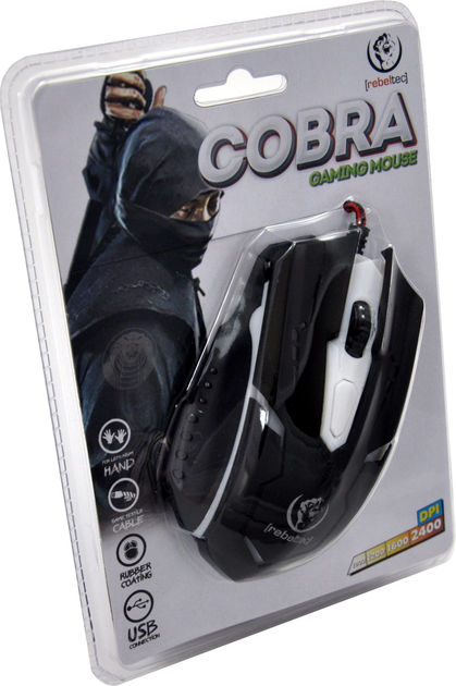 Mysz Rebeltec COBRA USB Black (RBLMYS00019) - obraz 6