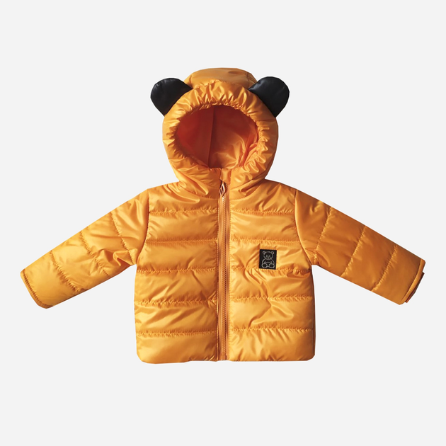 Акція на Дитяча демісезонна куртка для дівчинки Одягайко 22877 86 см Оранжева від Rozetka