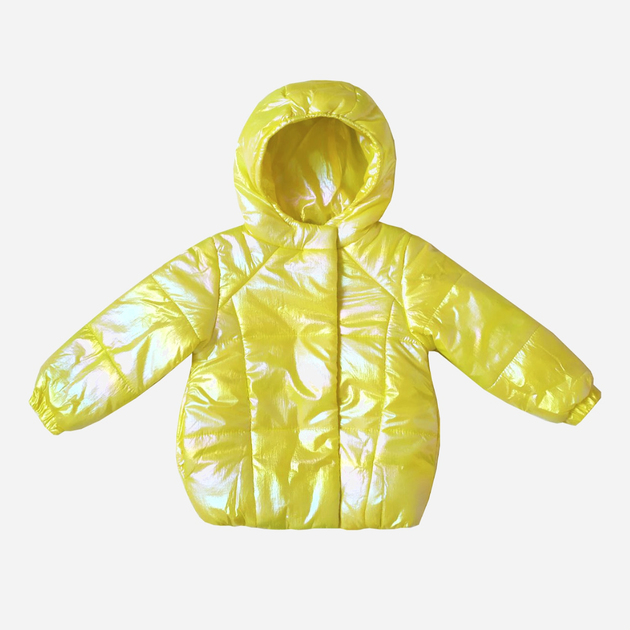 Акція на Дитяча демісезонна куртка для дівчинки Одягайко 22745 104 см Жовта від Rozetka