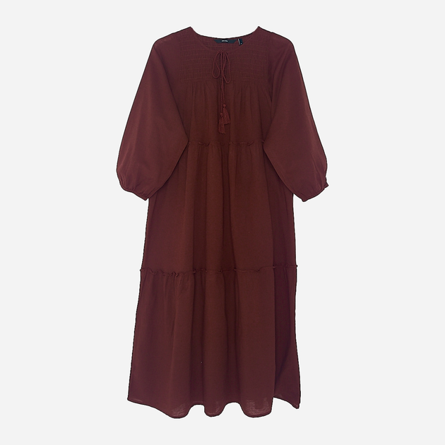 Сукня міді жіноча Vero Moda XAZ312813FWPB M Коричнева від Rozetka на платформі USKIDKA Акція на Сукня міді жіноча Vero Moda XAZ312813FWPB M Коричнева від Rozetka