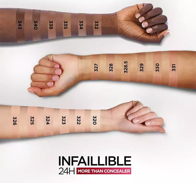 Консилер для обличчя L´Oréal Paris Infaillible More Than Concealer 323 Fawn 11 мл (30173583) - зображення 3