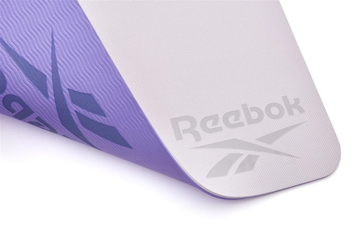 Двухсторонний коврик для йоги Reebok Double Sided Yoga Mat RAYG-11042PL Уни 176 х 61 х 0.6 см Фиолетовый (885652020848) - изображение 5